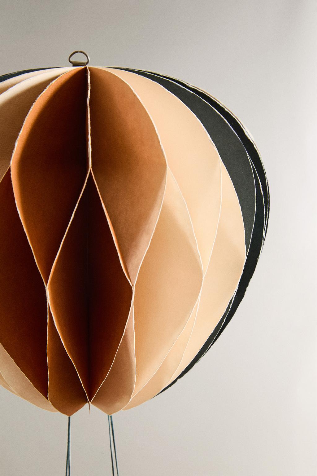 Бумажный настенный шар-аэростат (21 см)