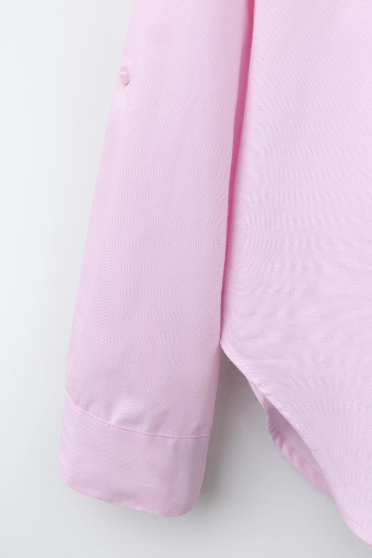 КОМПЛЕКТ: РУБАШКА ИЗ ПОПЛИНА И ФУТБОЛКА СО СТРАЗАМИ