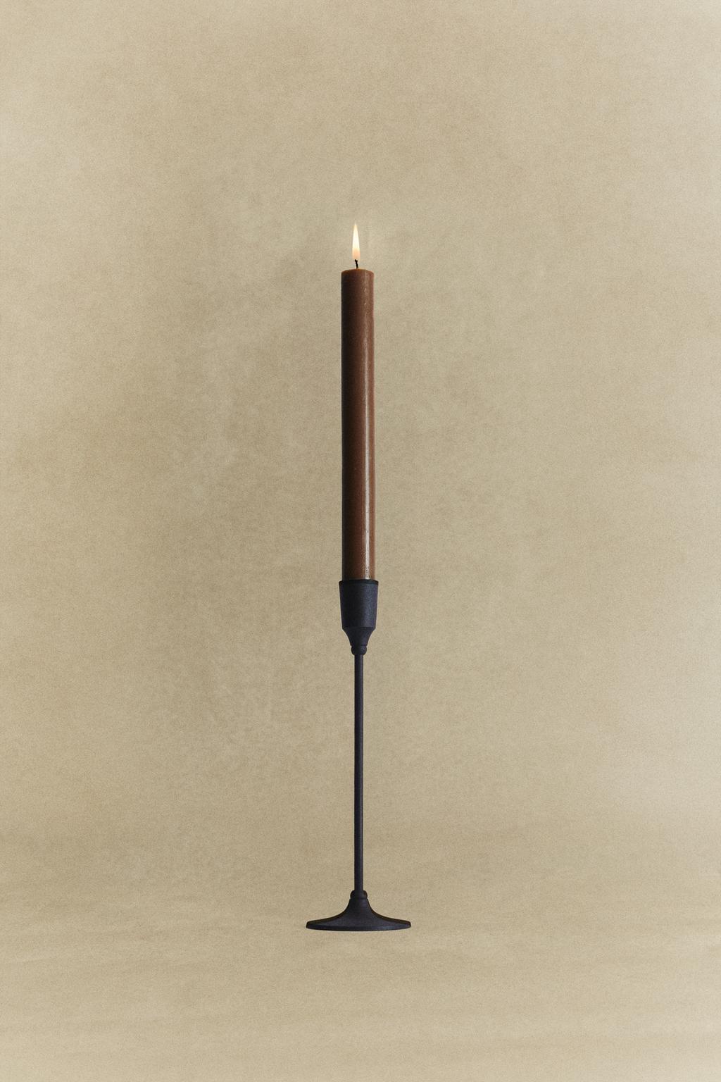 Латунная подсвечница