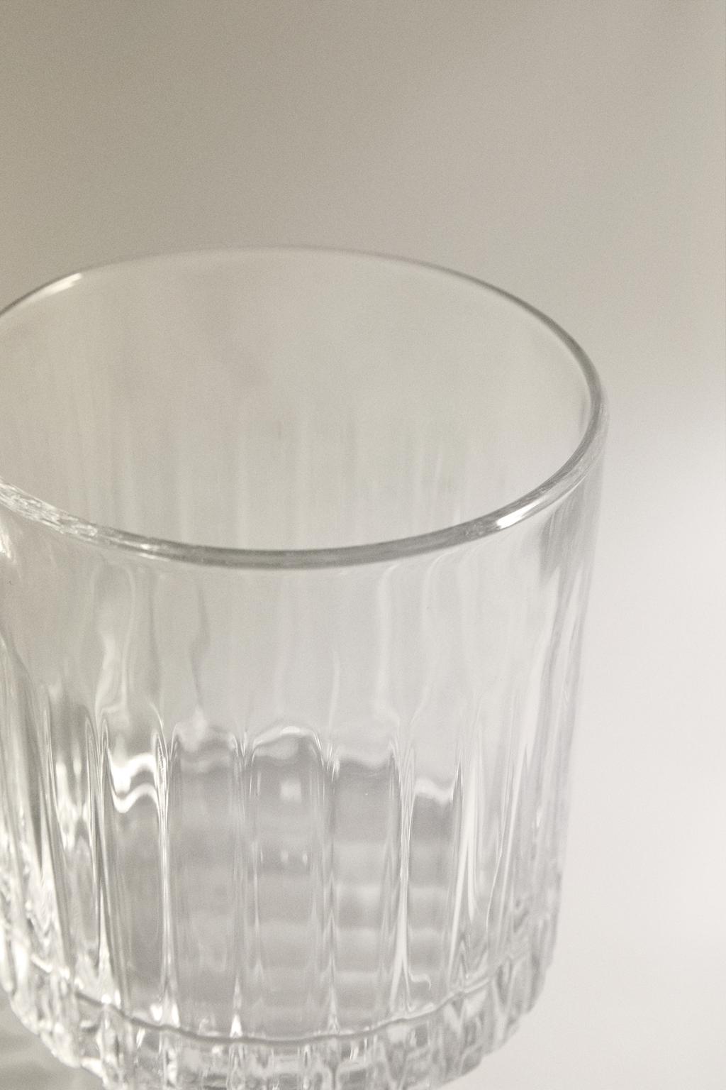 Стакан crystalline с рельефным узором