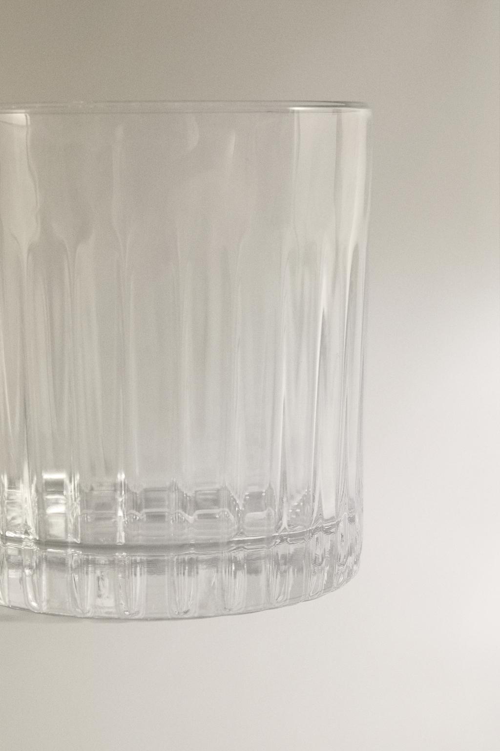 Стакан crystalline с рельефным узором