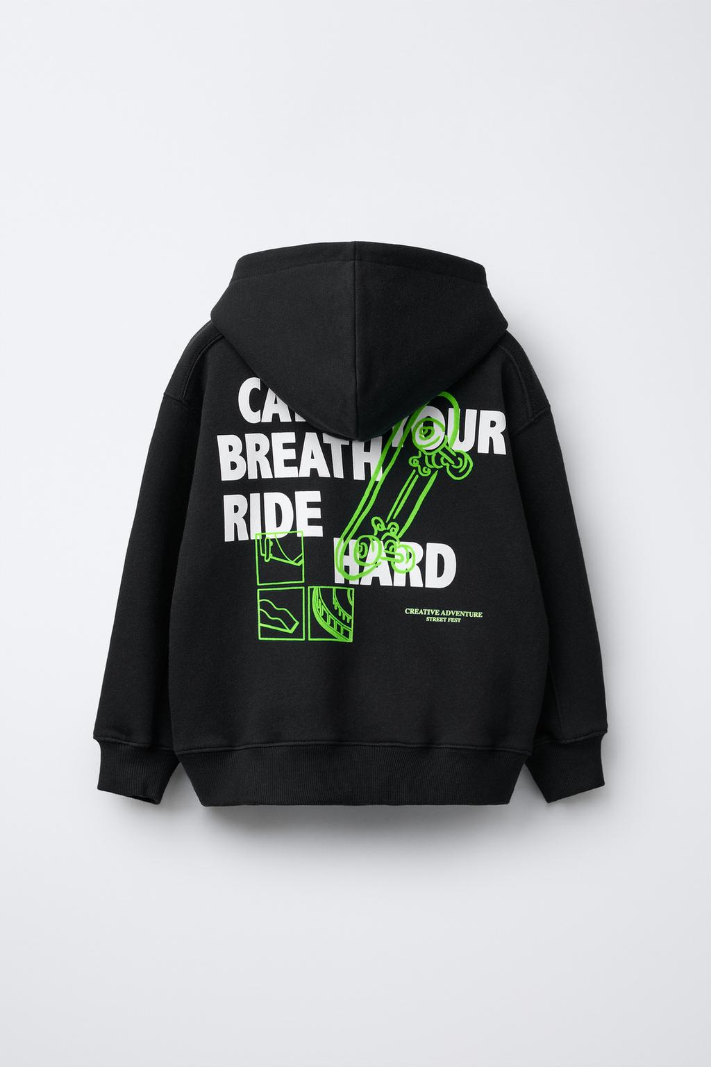 ХУДИ ДЛЯ СКЕЙТБОРДИНГА С РЕЛЬЕФНЫМ ПРИНТОМ