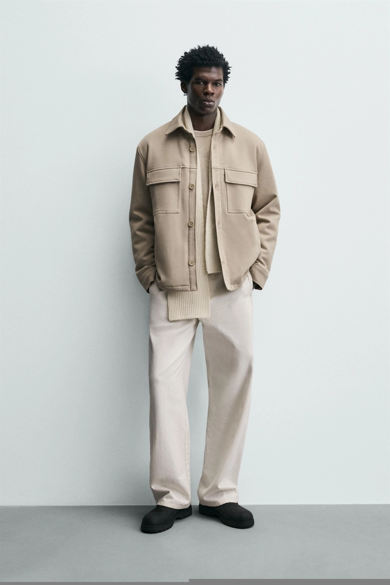 МЯГКАЯ СТЕГАНАЯ КУРТКА-РУБАШКА