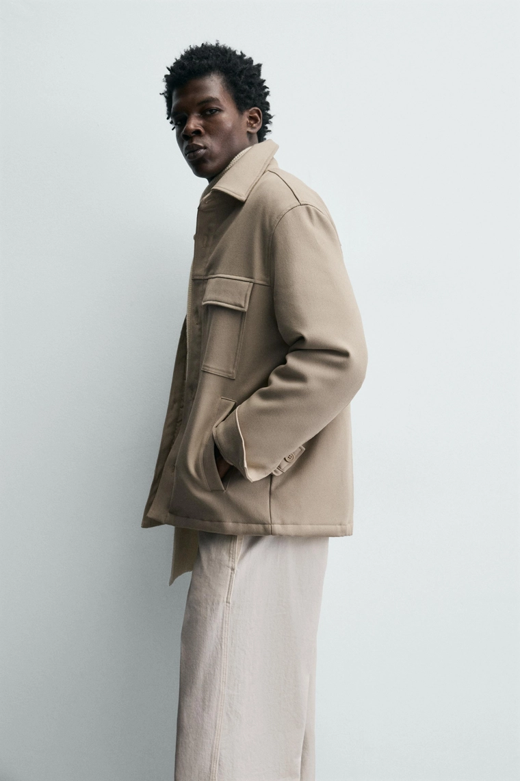 МЯГКАЯ СТЕГАНАЯ КУРТКА-РУБАШКА