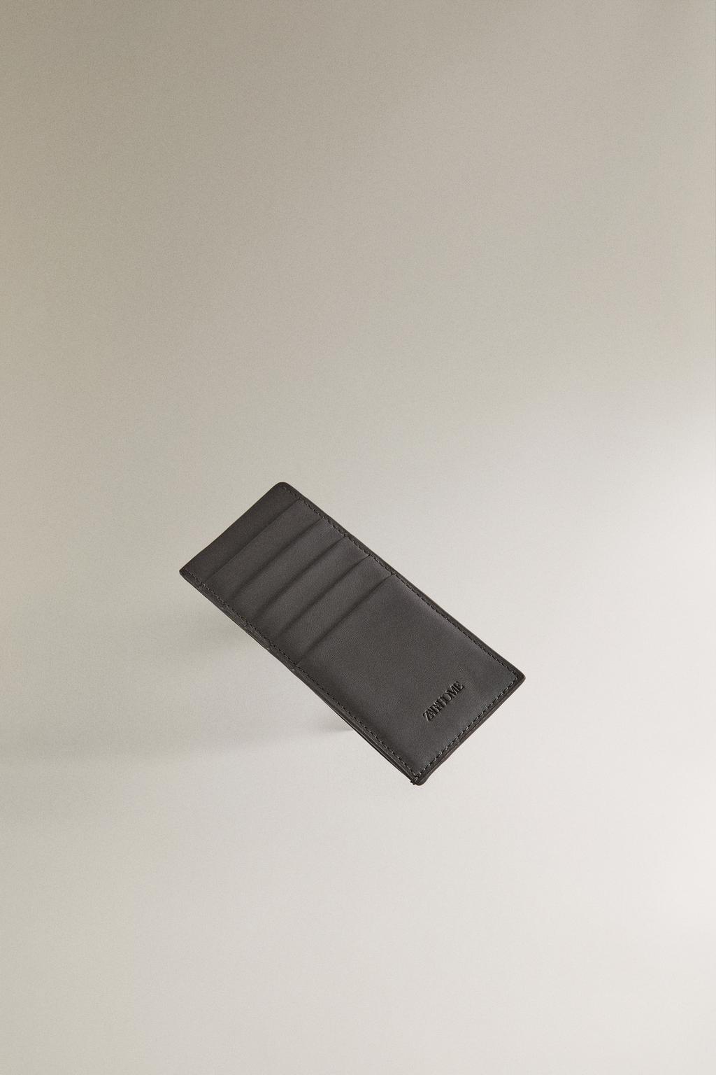 Кожаный держатель для карт