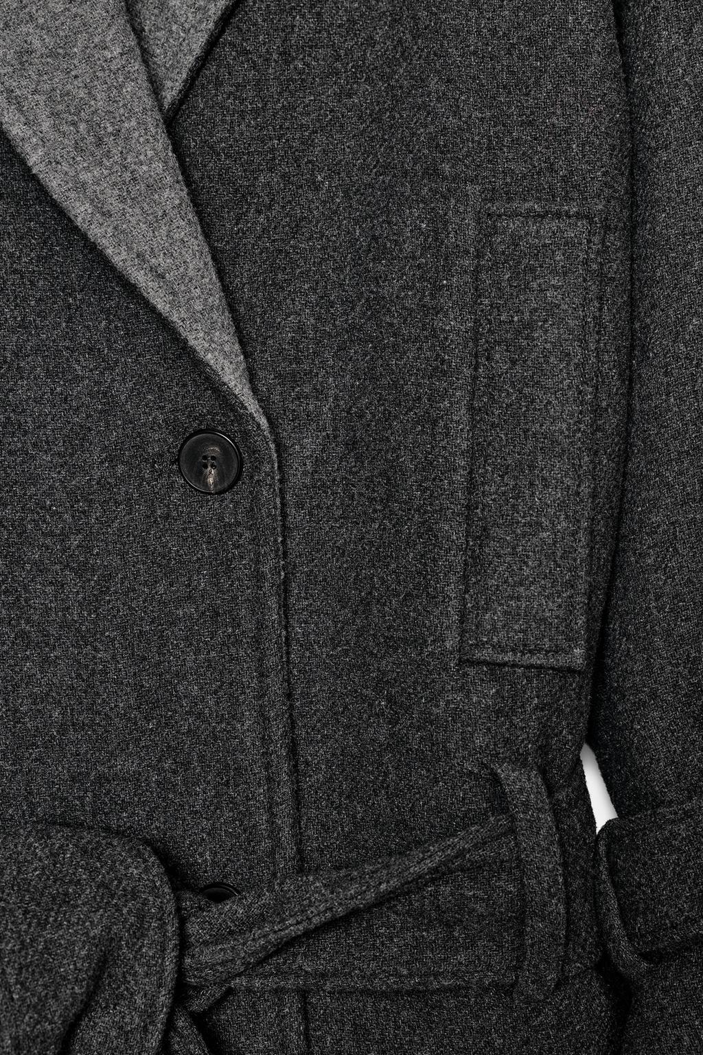 КОРОТКОЕ ПАЛЬТО С ПОЯСОМ — ZW COLLECTION LIMITED EDITION