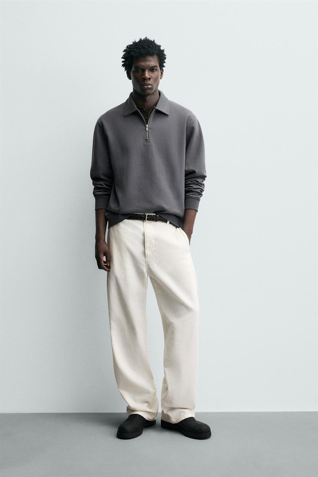 ТОЛСТОВКА ПОЛО INTERLOCK НА МОЛНИИ