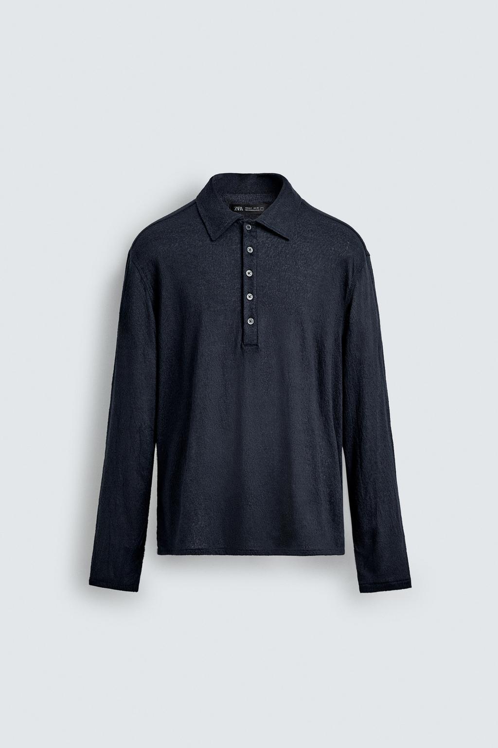 ПОЛО ИЗ РЕЛЬЕФНОЙ ТКАНИ