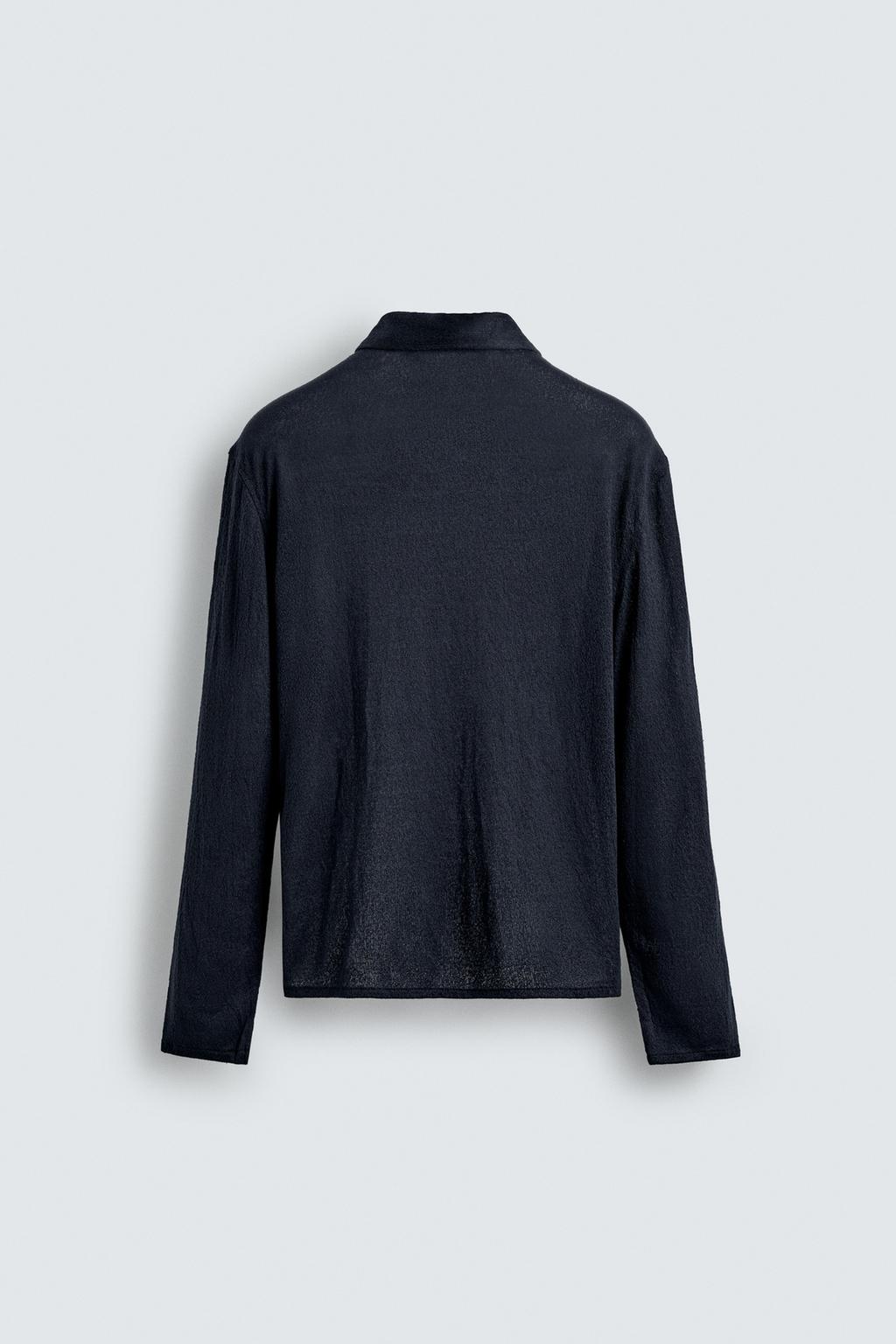 ПОЛО ИЗ РЕЛЬЕФНОЙ ТКАНИ