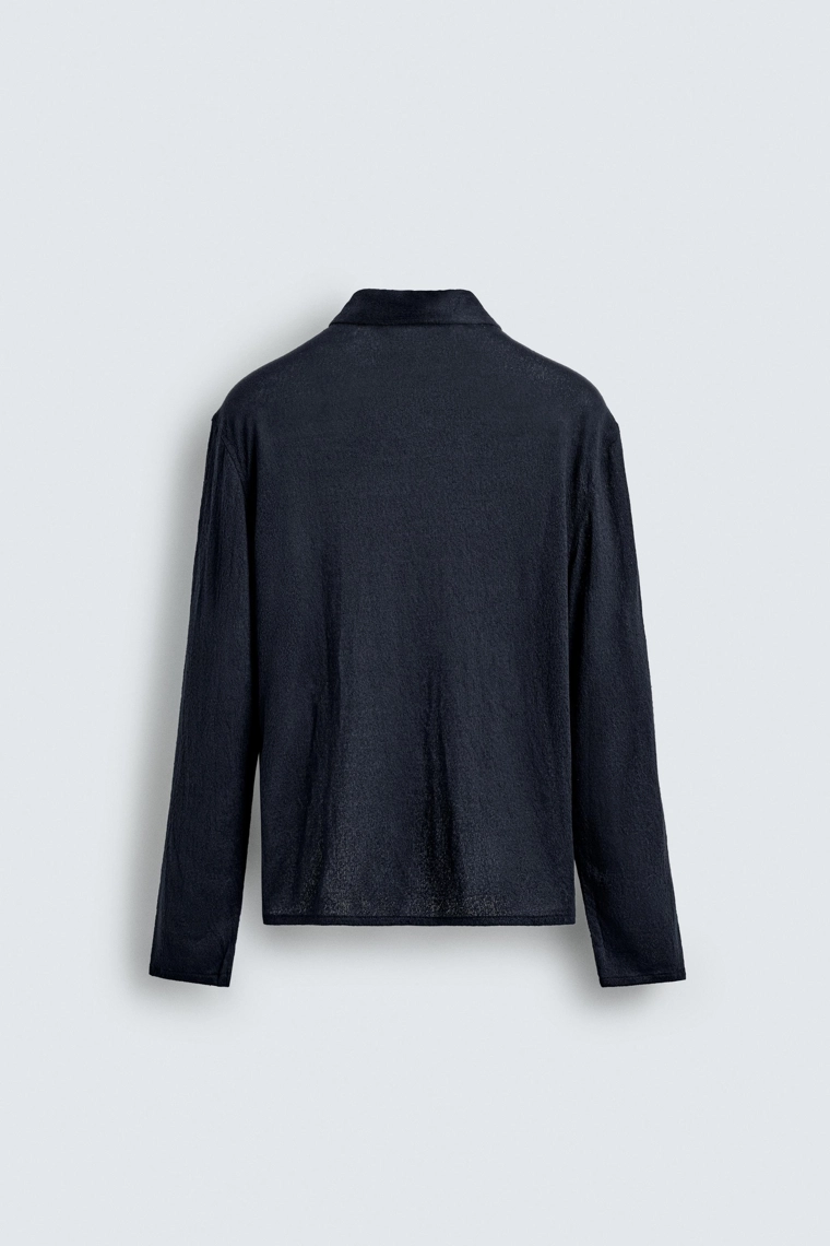 ПОЛО ИЗ РЕЛЬЕФНОЙ ТКАНИ