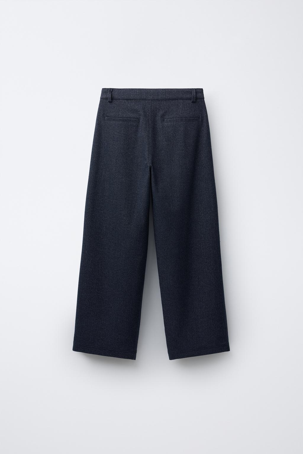 БРЮКИ-САФАРИ ИЗ МЕЛАНЖЕВОЙ ТКАНИ