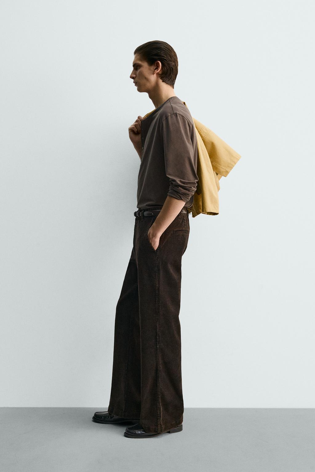 БРЮКИ FLARE FIT ИЗ ВЕЛЬВЕТА - LIMITED EDITION