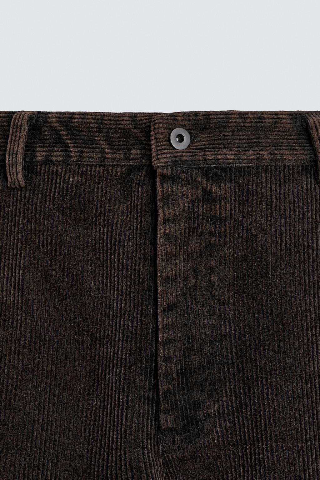 БРЮКИ FLARE FIT ИЗ ВЕЛЬВЕТА - LIMITED EDITION