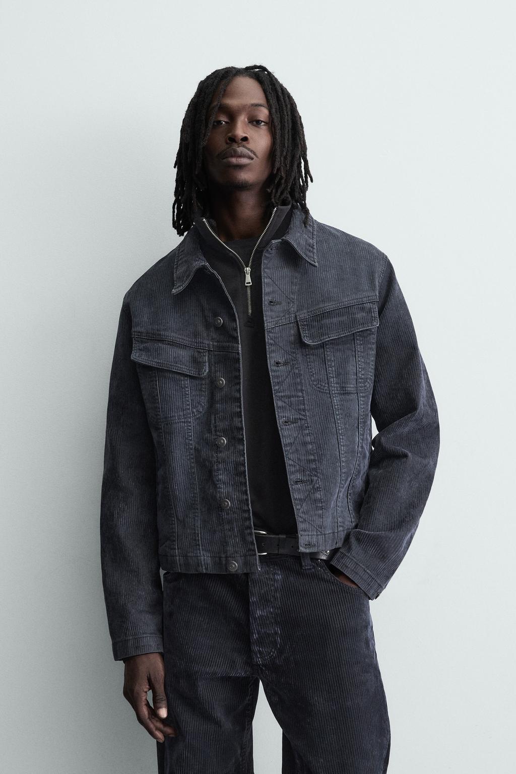 УКОРОЧЕННАЯ КУРТКА ИЗ ВЕЛЬВЕТА