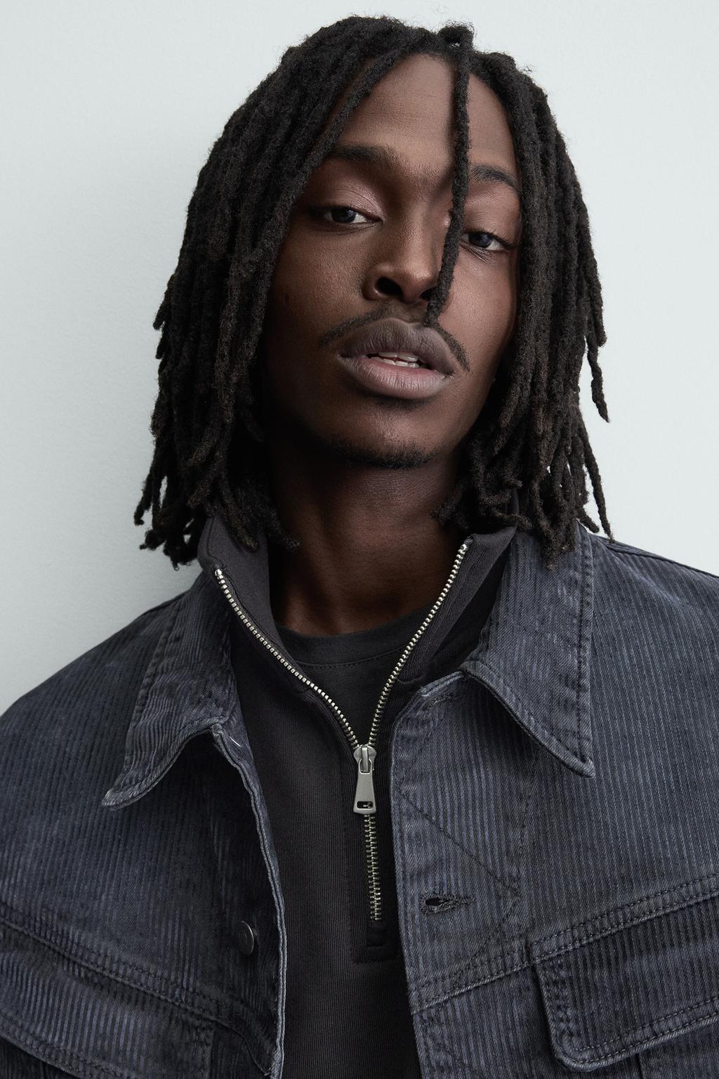 УКОРОЧЕННАЯ КУРТКА ИЗ ВЕЛЬВЕТА