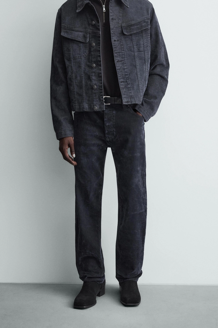 ВЕЛЬВЕТОВЫЕ БРЮКИ STRAIGHT FIT