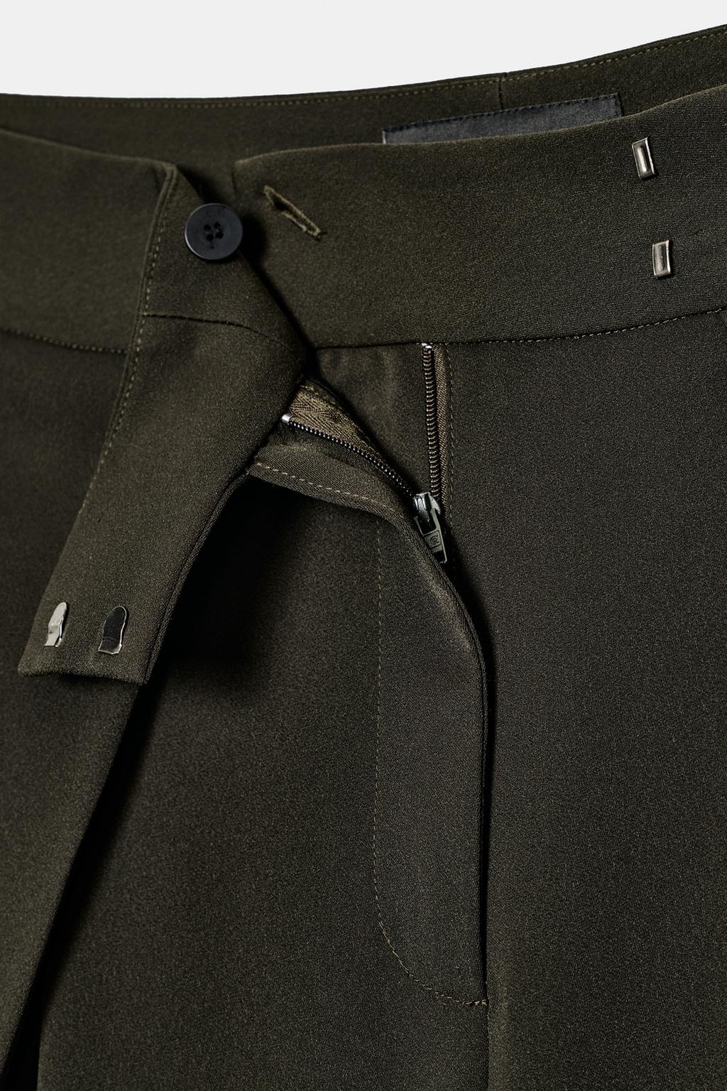 СВОБОДНЫЕ БРЮКИ С ЗАЩИПАМИ — ZW COLLECTION