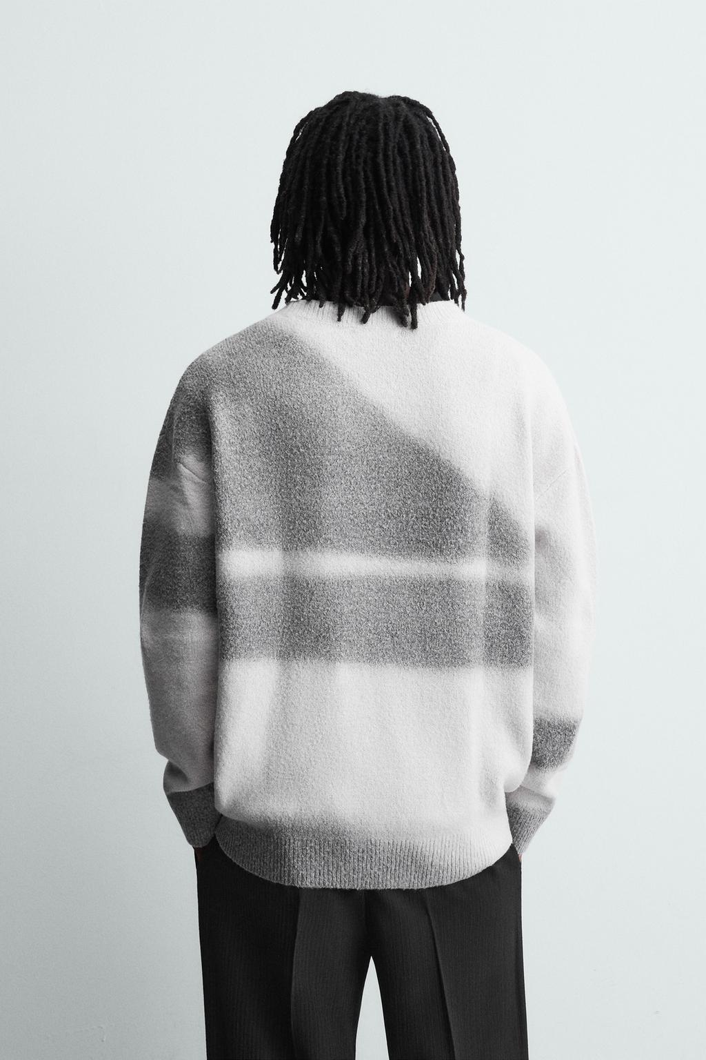 ДЖЕМПЕР С ПРИНТОМ «ЭФФЕКТ СПРЕЯ»