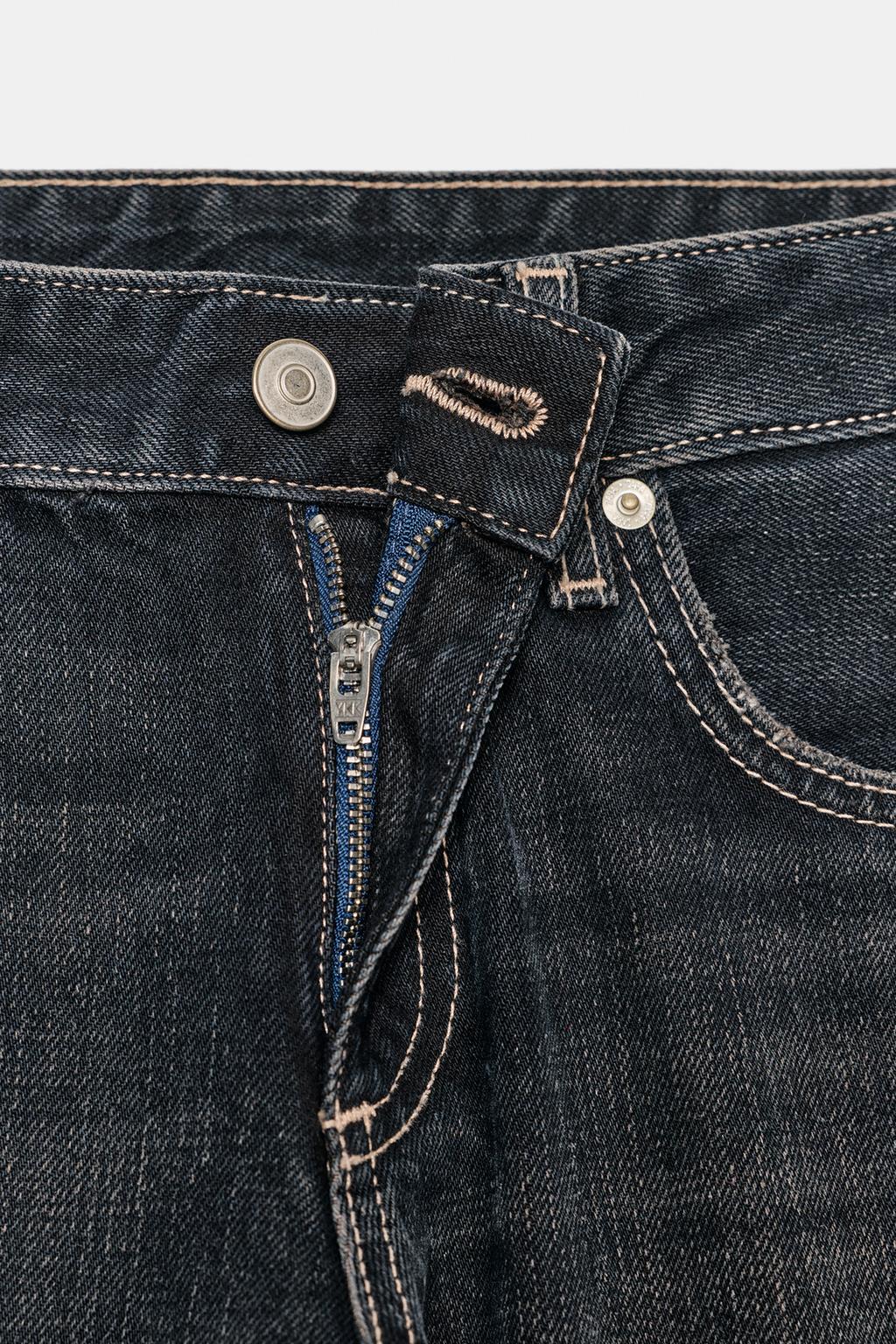 ДЖИНСЫ TRF WIDE LEG С НИЗКОЙ ПОСАДКОЙ