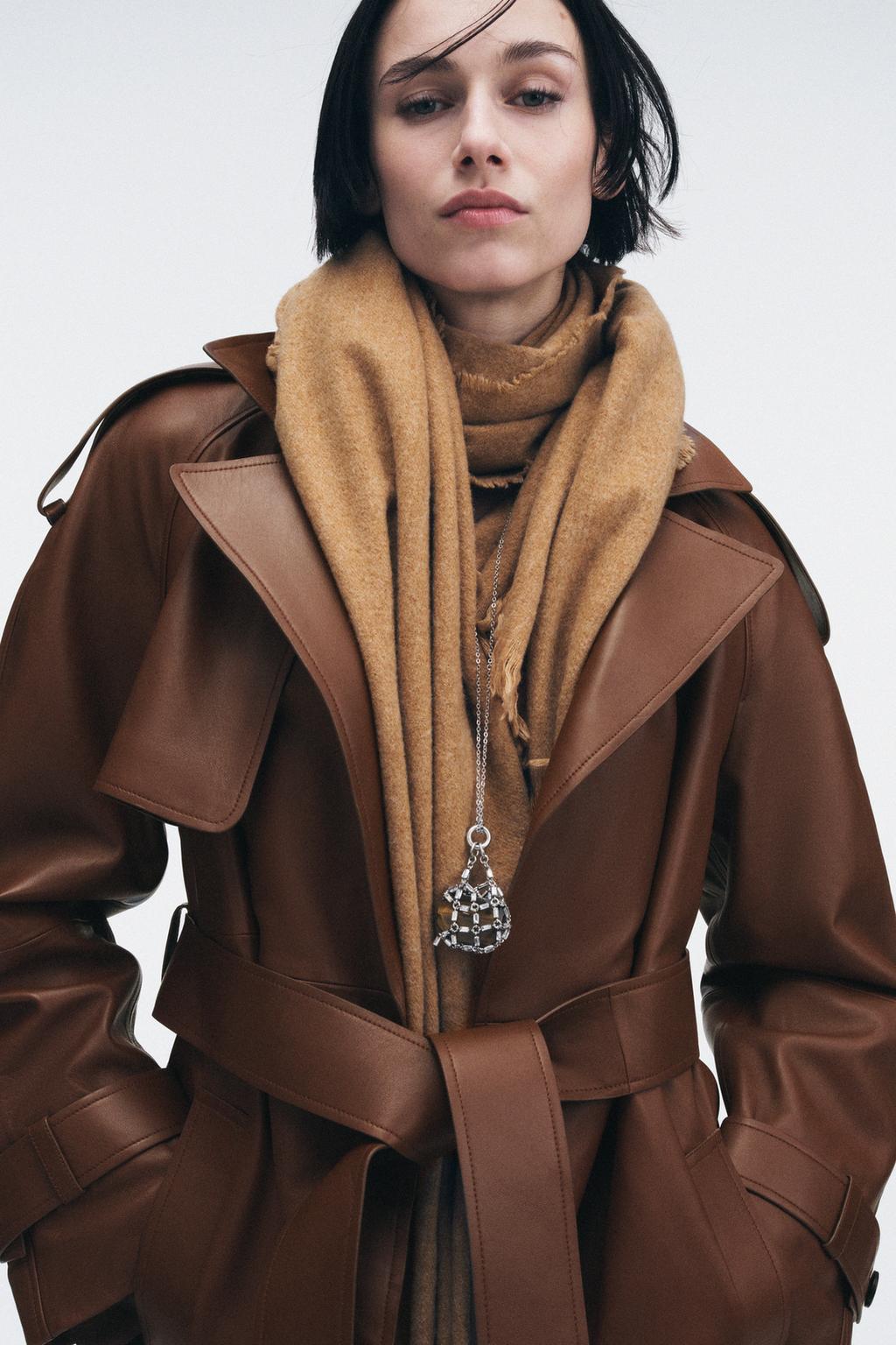 ОДНОТОННЫЙ ШАРФ С ШЕРСТЬЮ