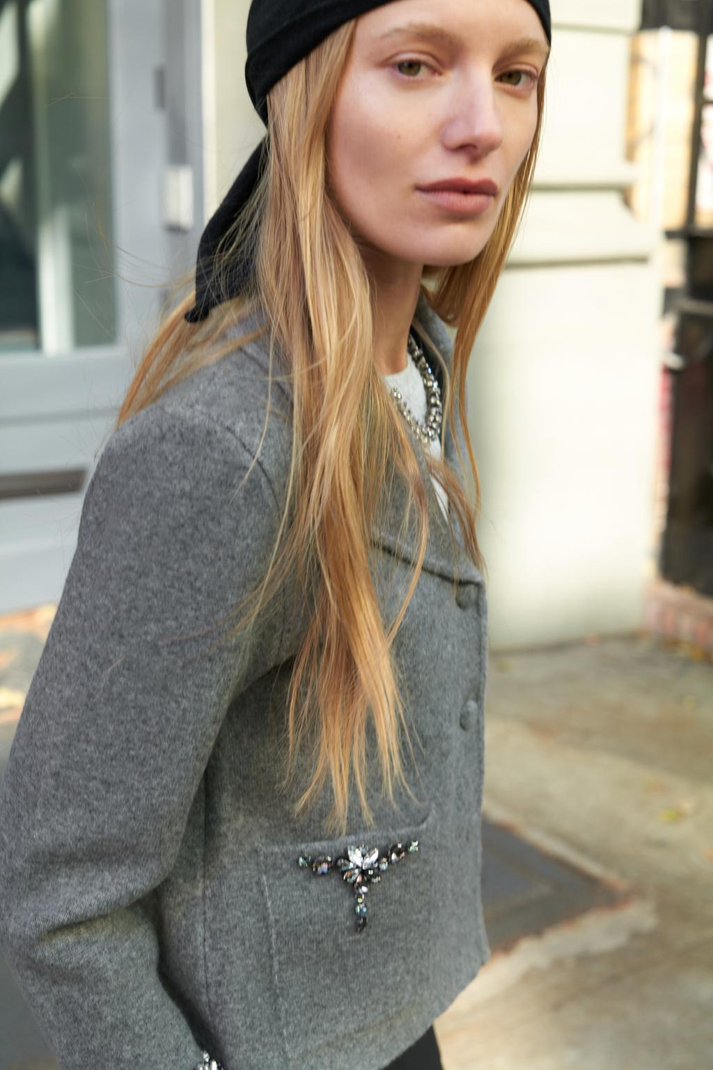 КАРДИГАН С БУСИНАМИ