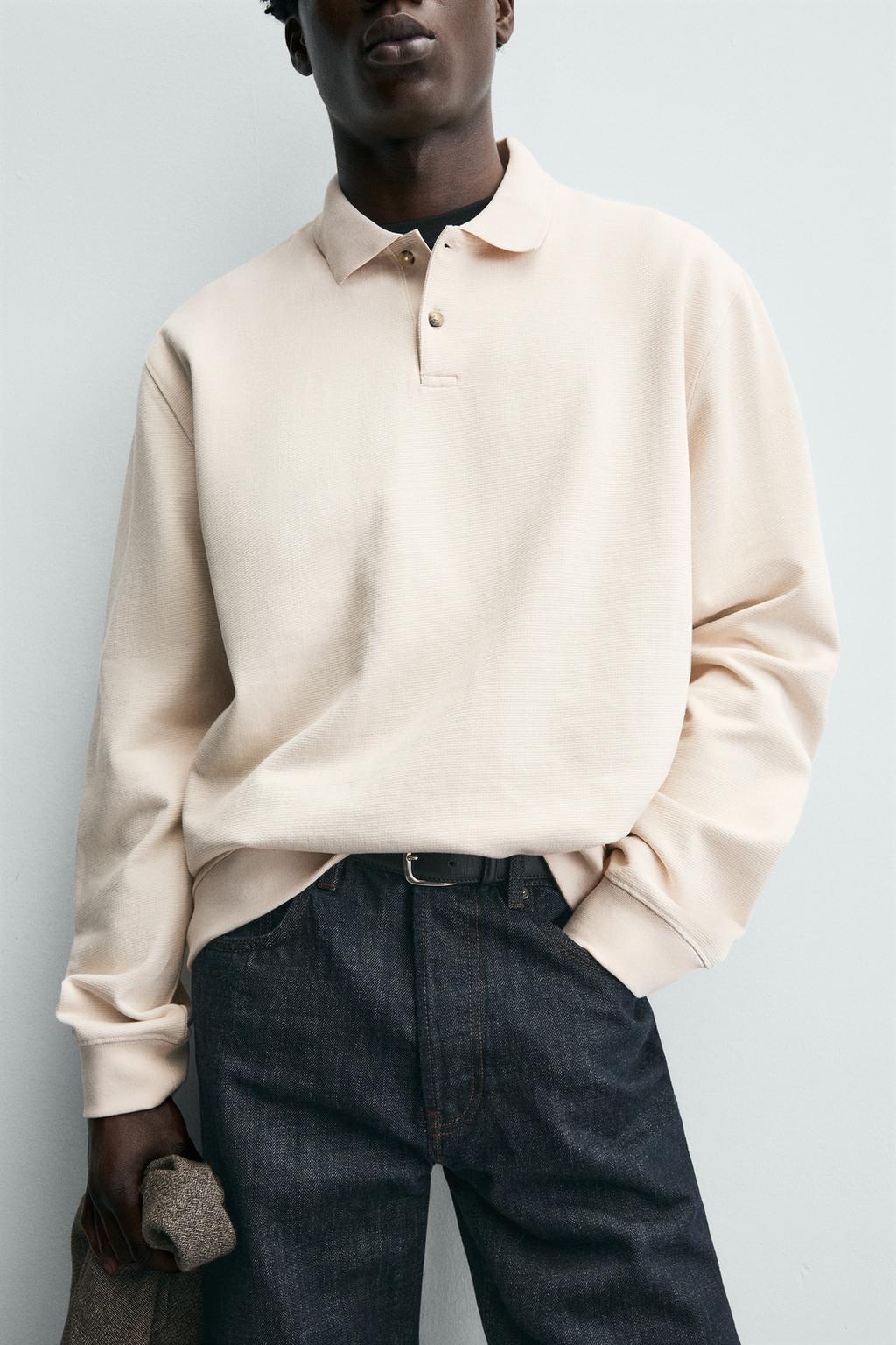 ПОЛО REGULAR FIT С РЕЛЬЕФНЫМ УЗОРОМ