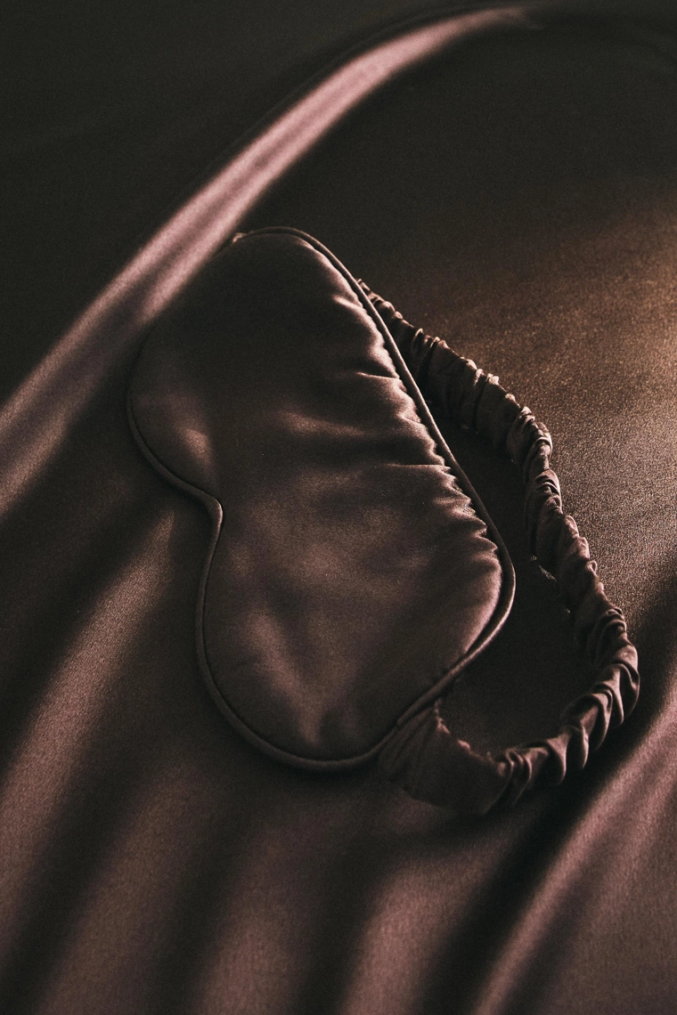 Маска для глаз из 100% шелка мульберри