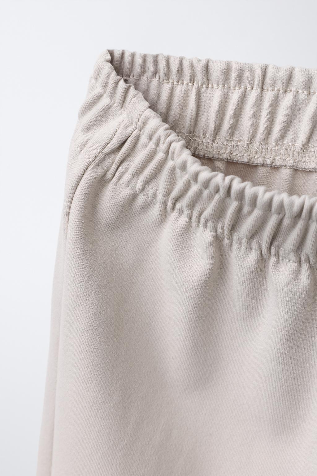 КОМПЛЕКТ ИЗ ТОЛСТОВКИ И БРЮК WIDE LEG ИЗ ТКАНИ ИНТЕРЛОК