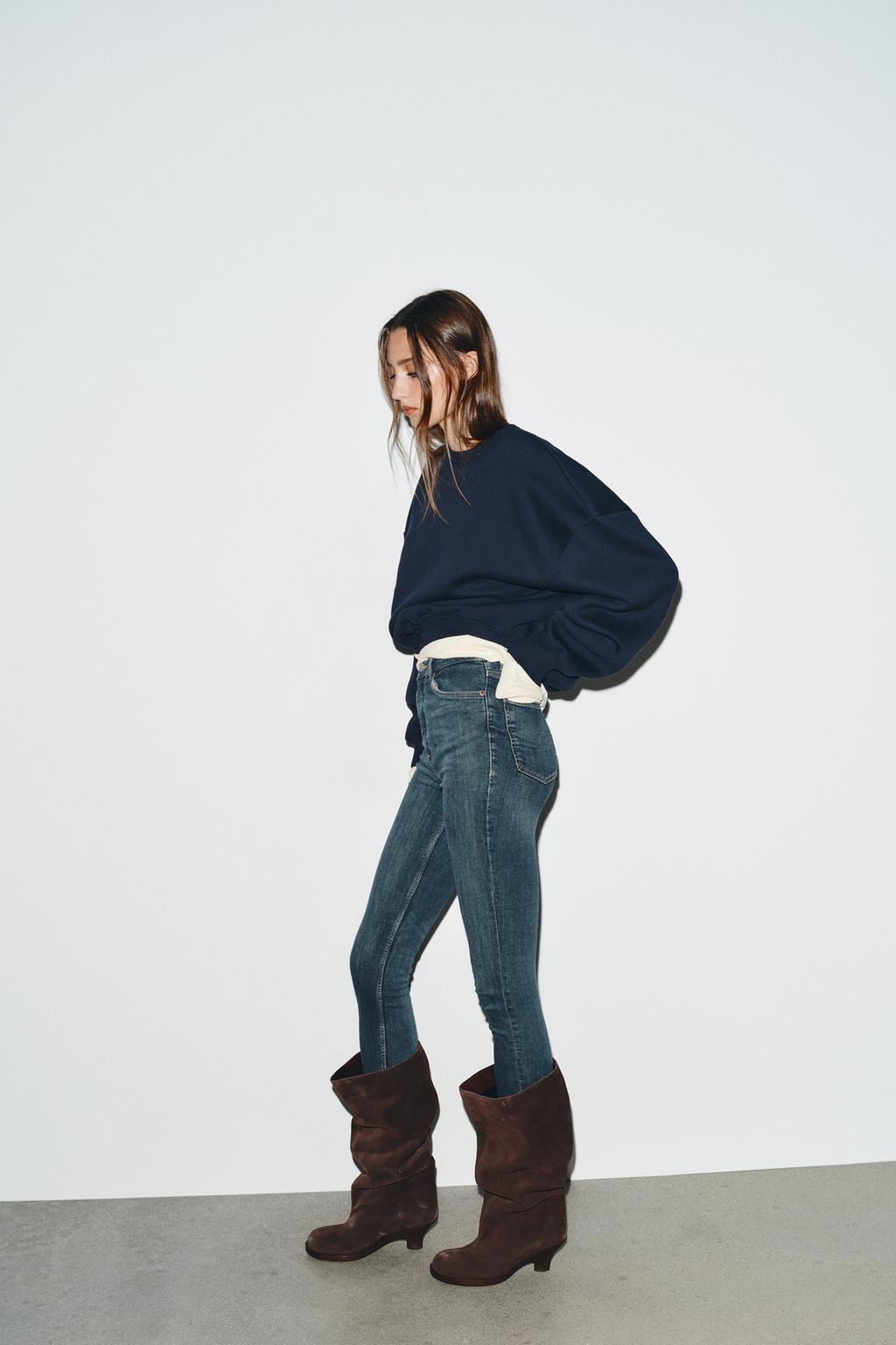 ДЖИНСЫ TRF SKINNY С ВЫСОКОЙ ПОСАДКОЙ