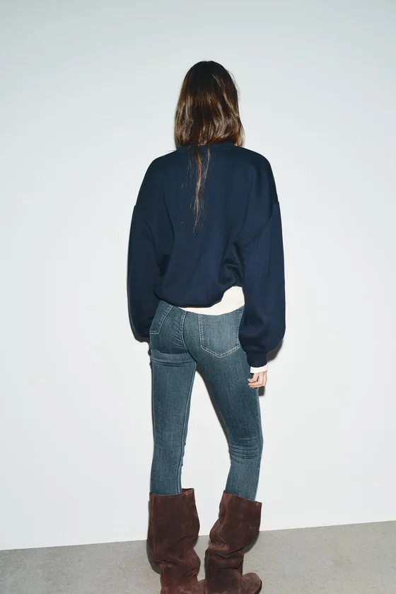 ДЖИНСЫ TRF SKINNY С ВЫСОКОЙ ПОСАДКОЙ
