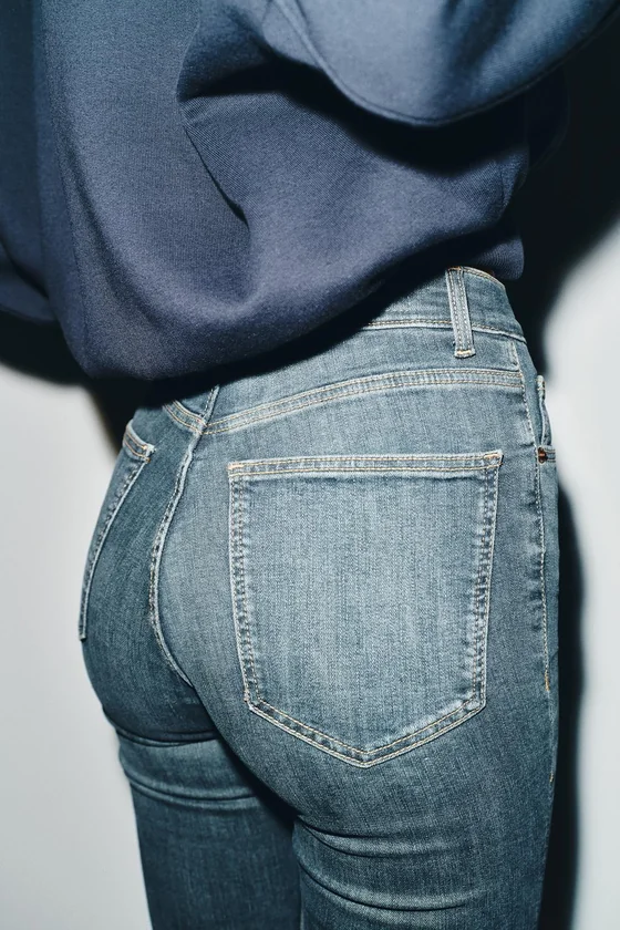 ДЖИНСЫ TRF SKINNY С ВЫСОКОЙ ПОСАДКОЙ
