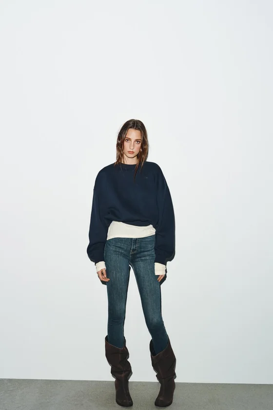 ДЖИНСЫ TRF SKINNY С ВЫСОКОЙ ПОСАДКОЙ
