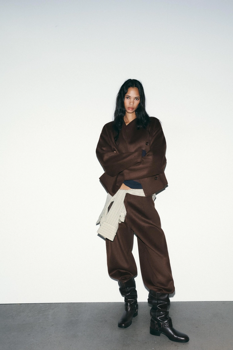 МЯГКАЯ КУРТКА С ЗАПАХОМ