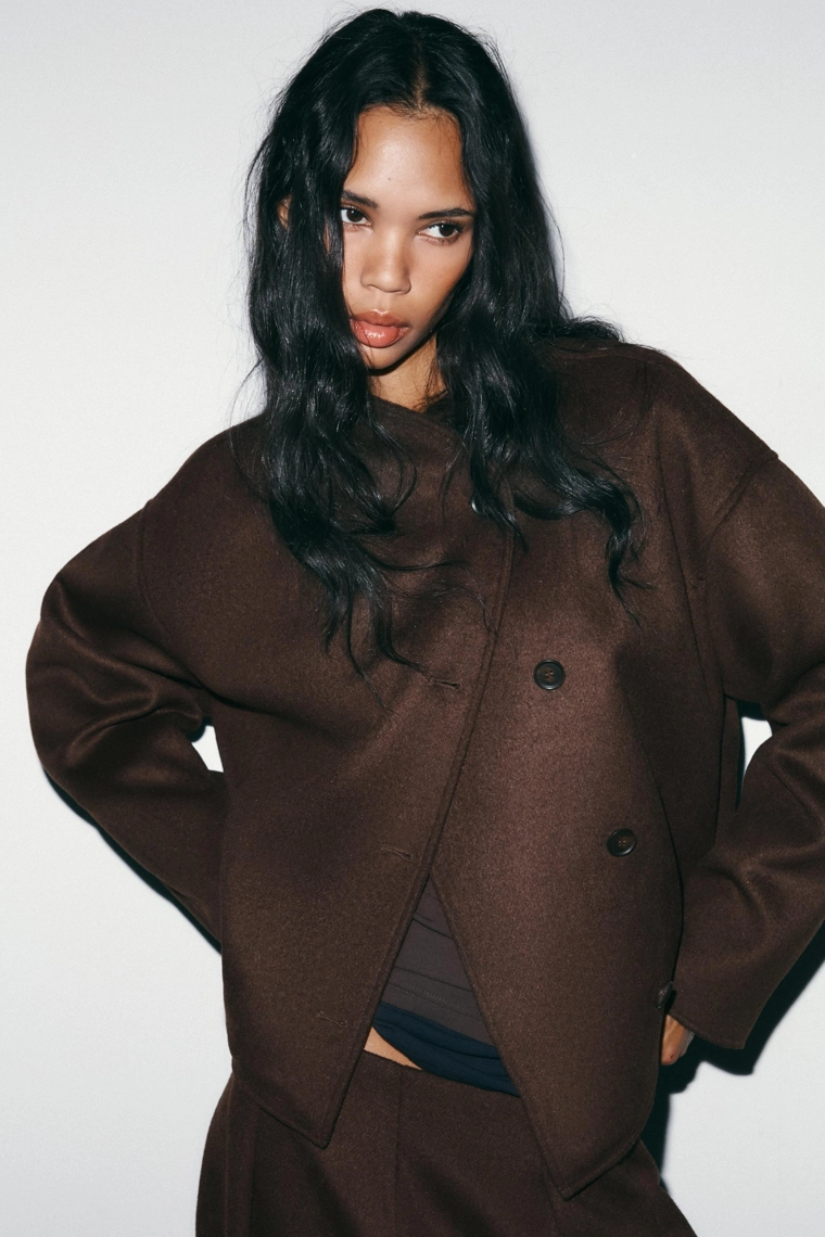 МЯГКАЯ КУРТКА С ЗАПАХОМ