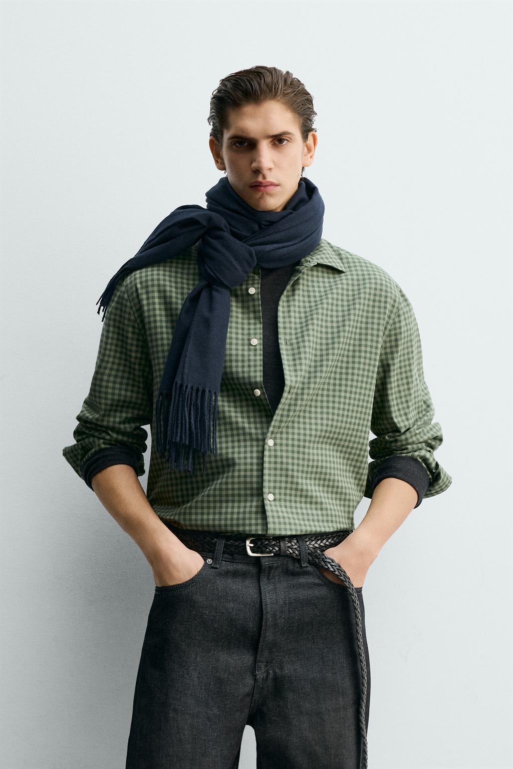 РУБАШКА REGULAR FIT В КЛЕТКУ