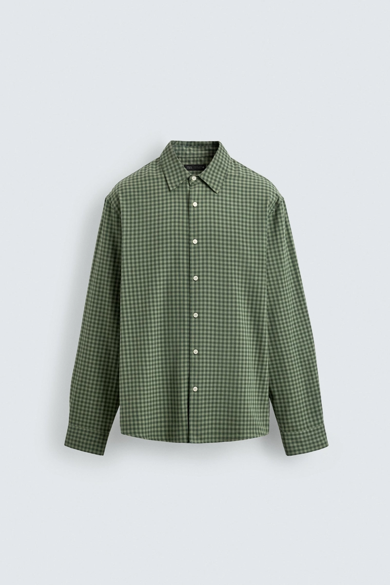 РУБАШКА REGULAR FIT В КЛЕТКУ