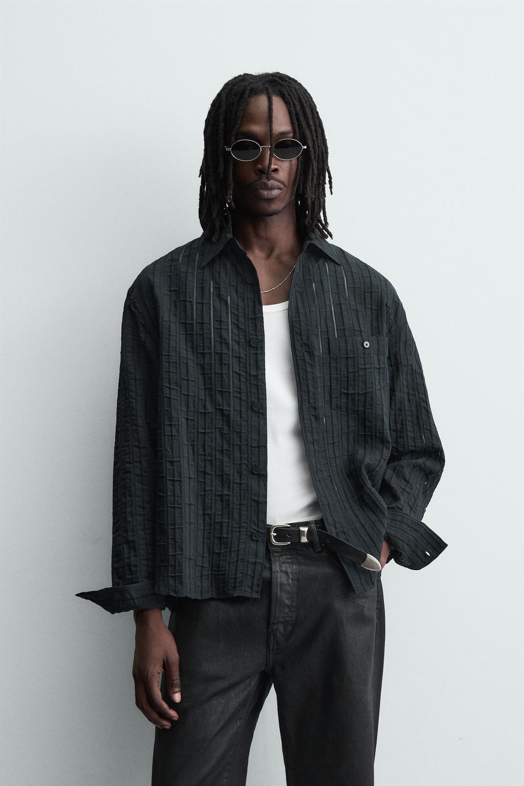 ЖАККАРДОВАЯ РУБАШКА В ПОЛОСКУ