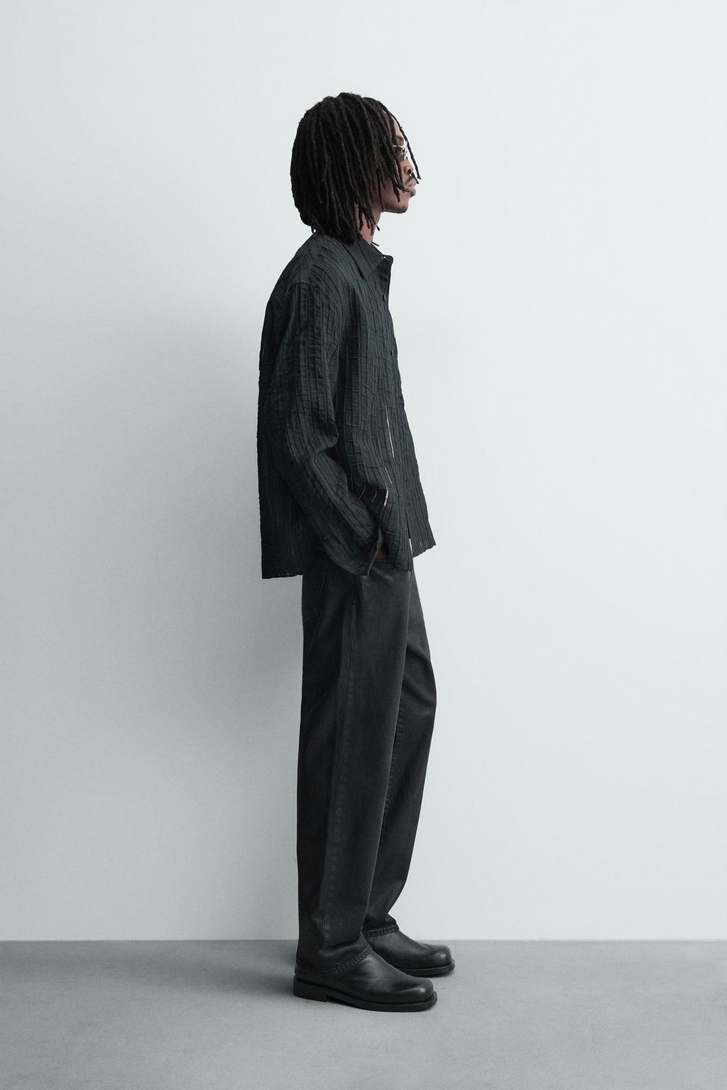 ЖАККАРДОВАЯ РУБАШКА В ПОЛОСКУ