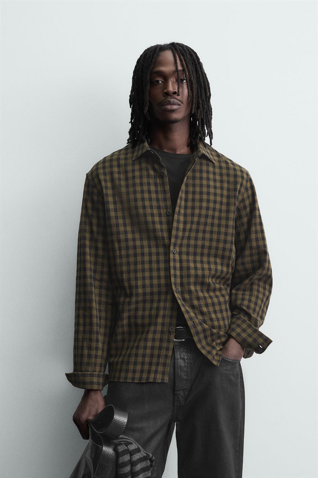 РУБАШКА RELAXED FIT В КЛЕТКУ