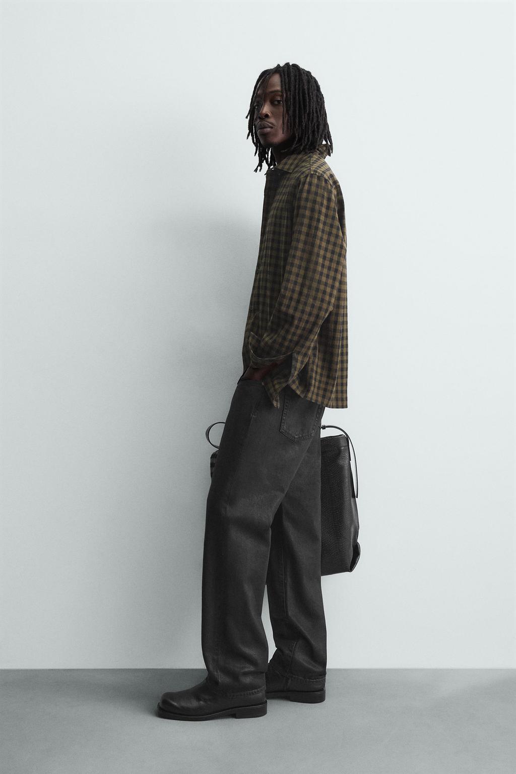 РУБАШКА RELAXED FIT В КЛЕТКУ