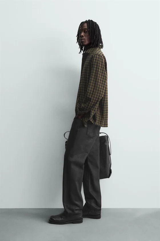РУБАШКА RELAXED FIT В КЛЕТКУ