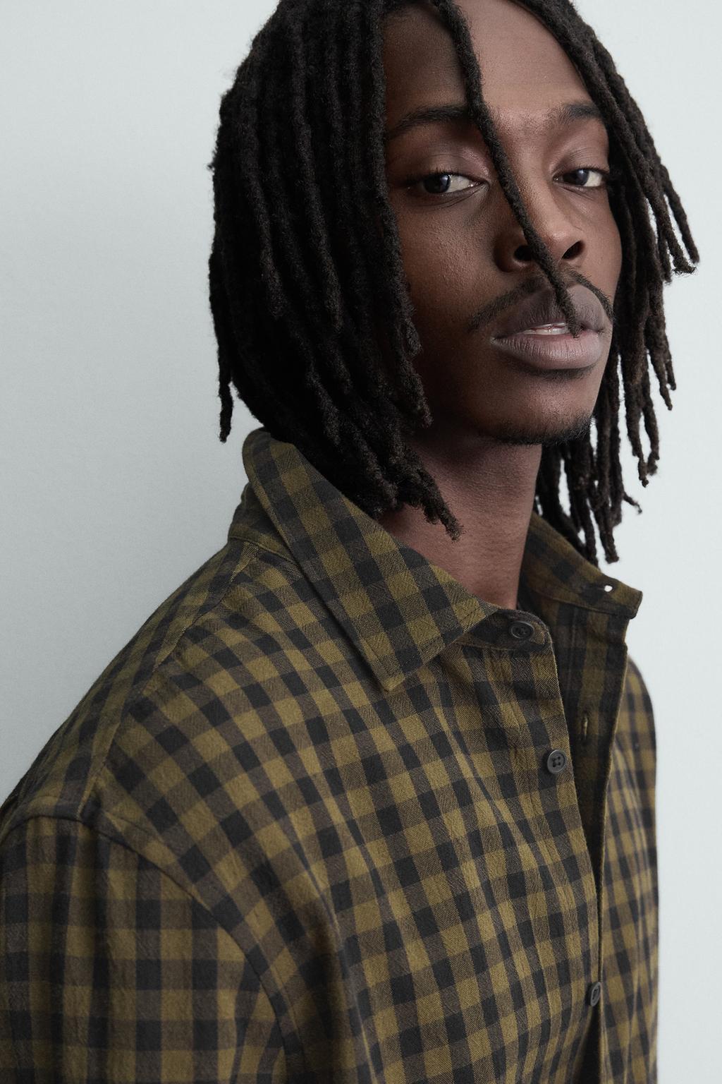 РУБАШКА RELAXED FIT В КЛЕТКУ