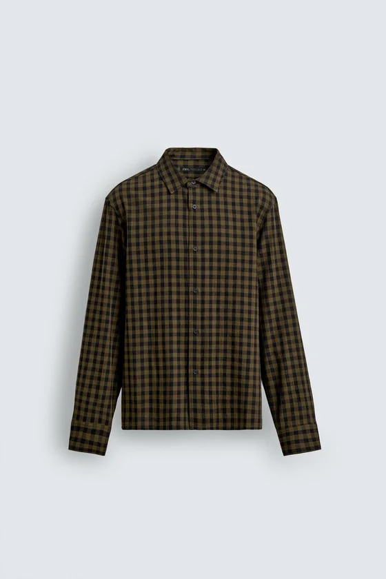 РУБАШКА RELAXED FIT В КЛЕТКУ