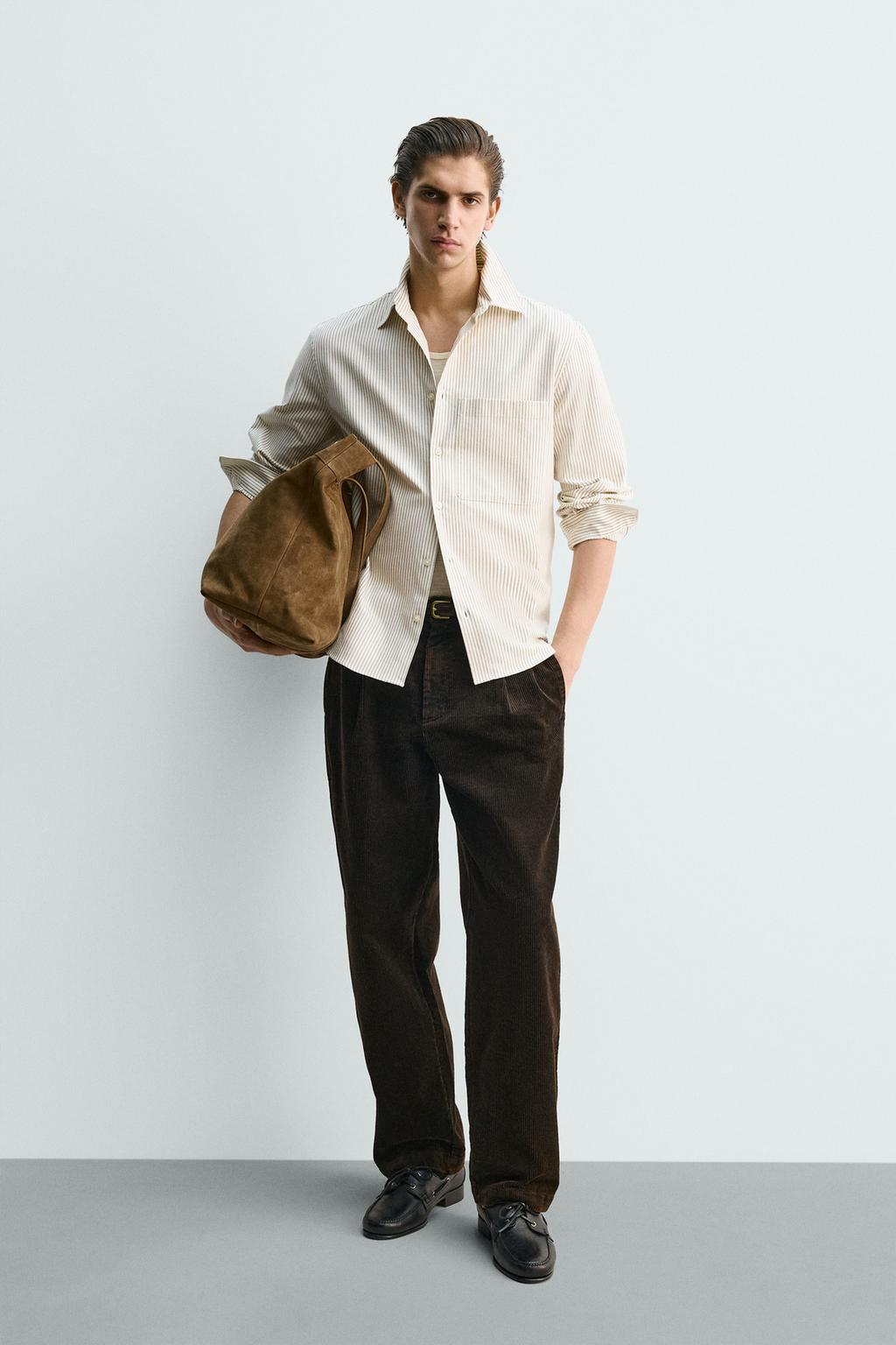 РУБАШКА СТРУКТУРНАЯ ОКСФОРД В ПОЛОСКУ