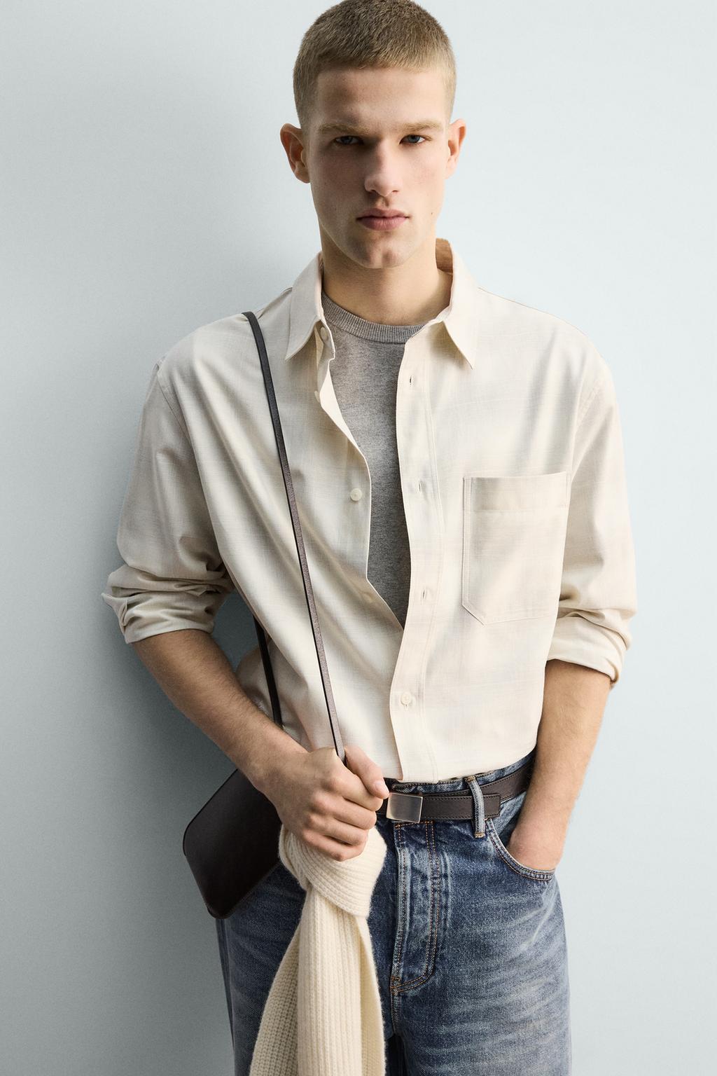 РУБАШКА В КЛЕТКУ С КАРМАНОМ