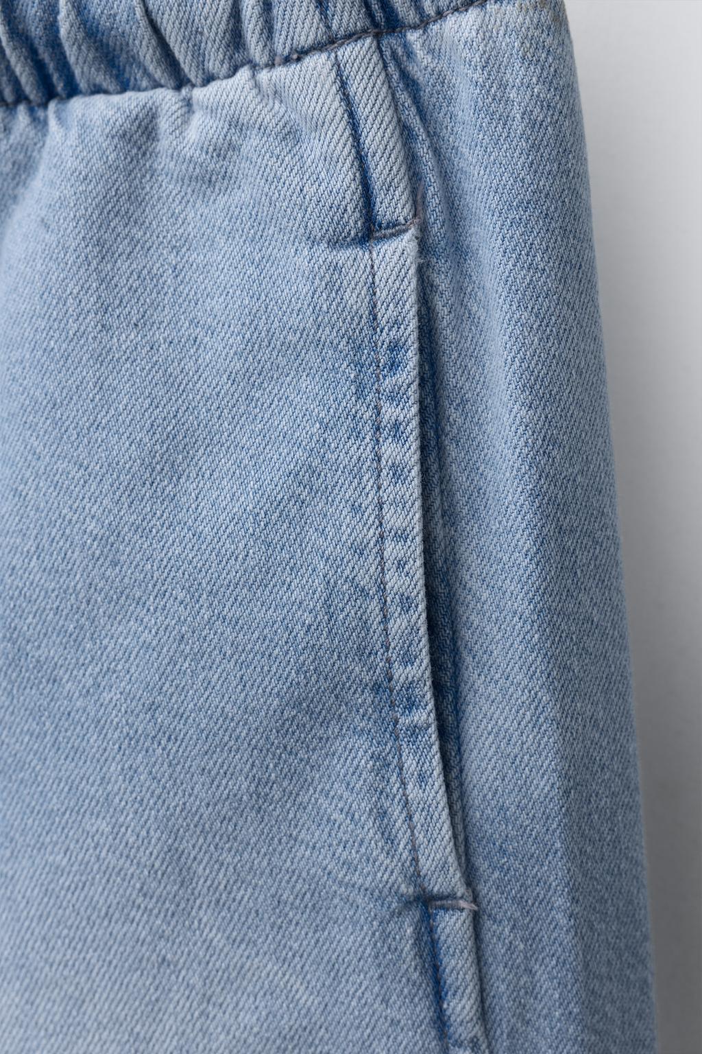 ДЖИНСЫ WIDE LEG СО ШНУРКАМИ