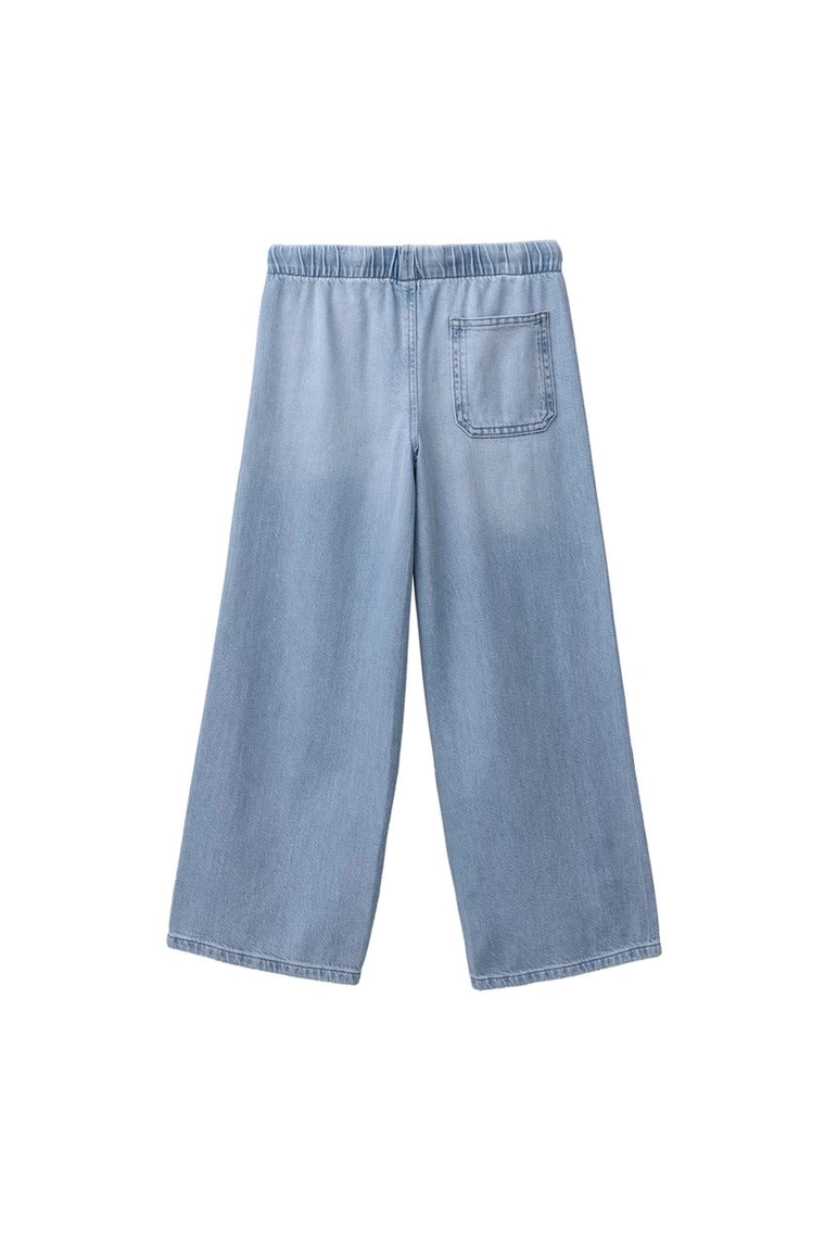 ДЖИНСЫ WIDE LEG СО ШНУРКАМИ