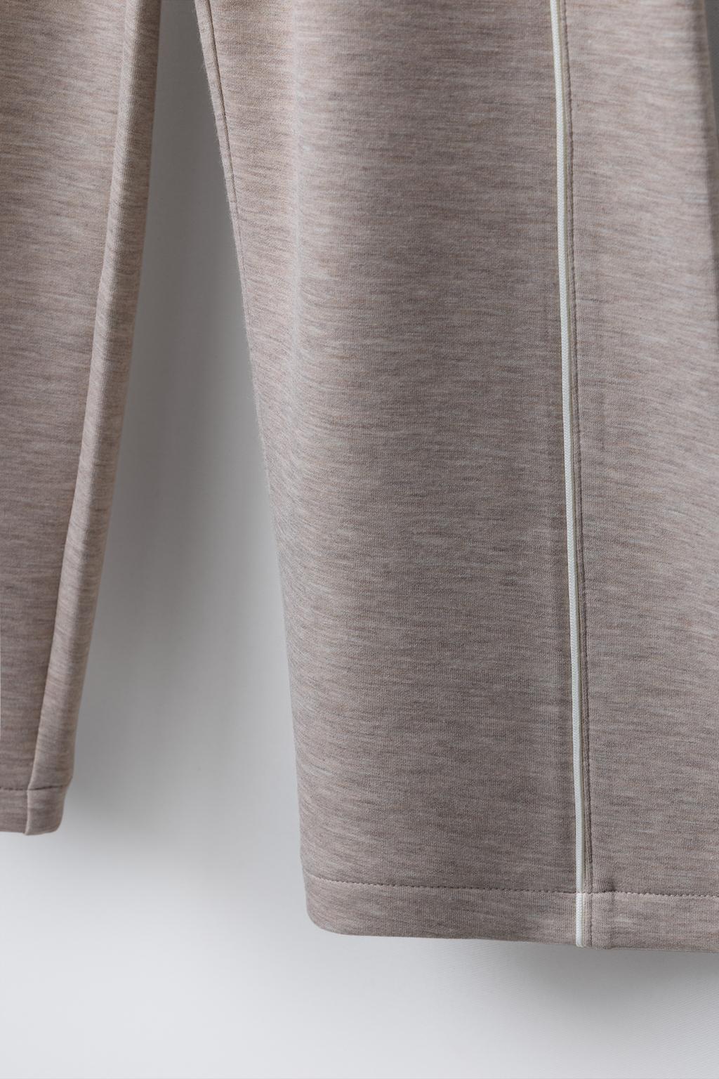 БРЮКИ WIDE LEG GYM С КОНТРАСТНЫМИ ВСТАВКАМИ