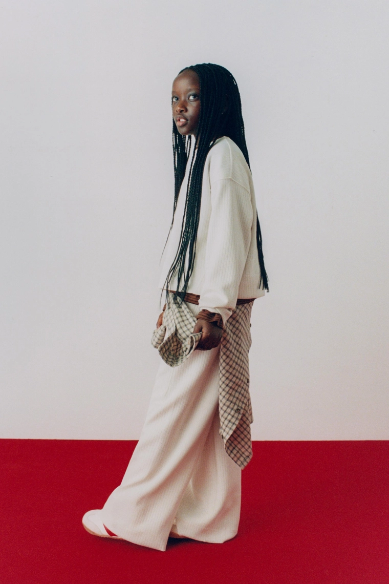 БРЮКИ ПРЯМОГО КРОЯ ИЗ МОДАЛА