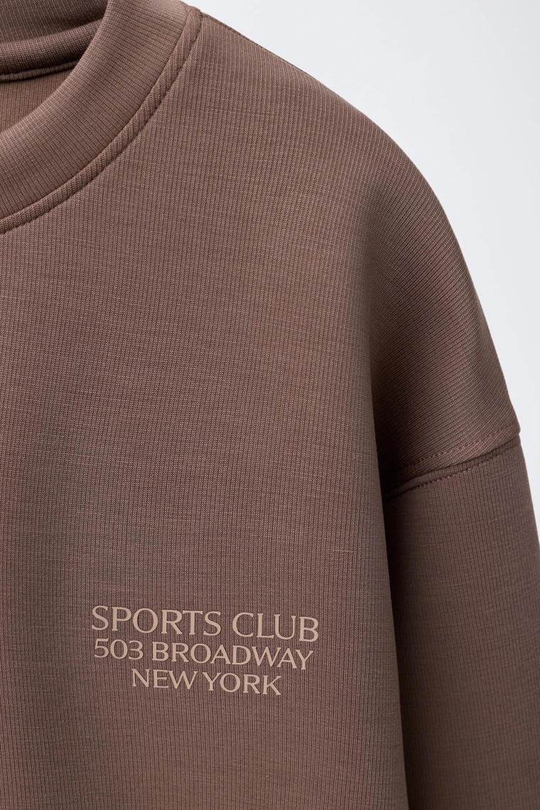 ТОЛСТОВКА С НАДПИСЬЮ ИЗ МОДАЛА